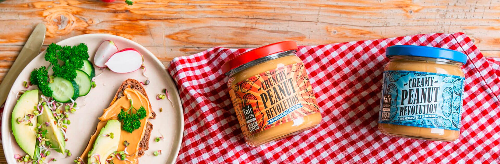 Verpackungsdesign - Peanut Revolution aus Bayern - Erdnussaufstrich