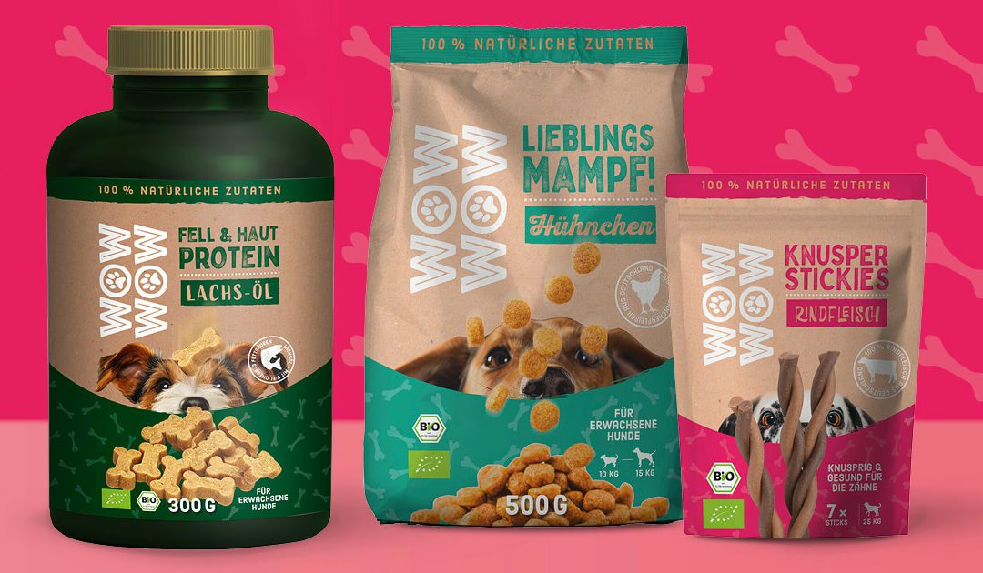 Verpackungsdesign für Tiernahrung